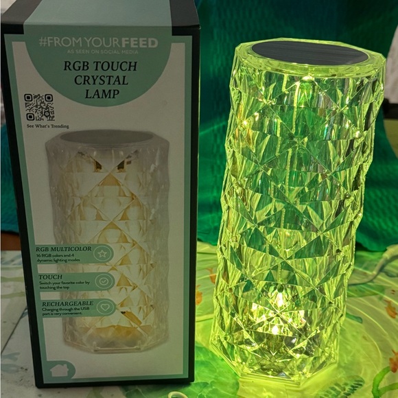 New RGB Touch Crystal Lamp - Picture 5 of 12